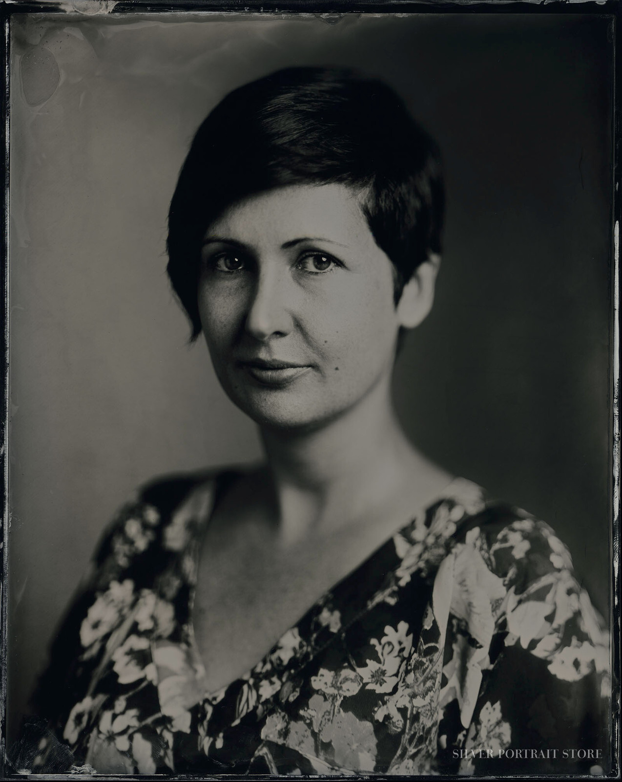 Sophi-Silver Portrait Store-Scan from Wet plate collodion-Tintype 20 x 25 cm