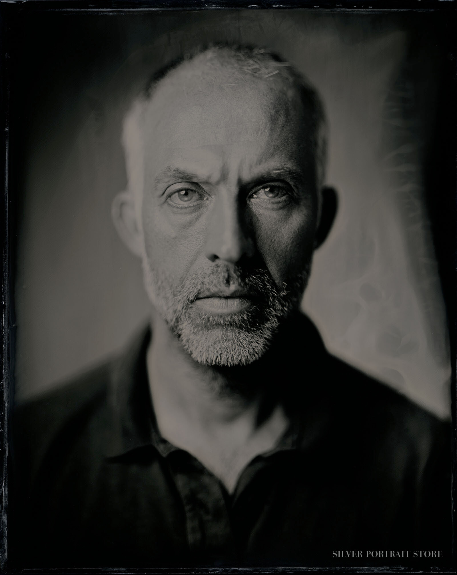 Cedric-Silver Portrait Store-Scan from Wet plate collodion-Tintype 20 x 25 cm
