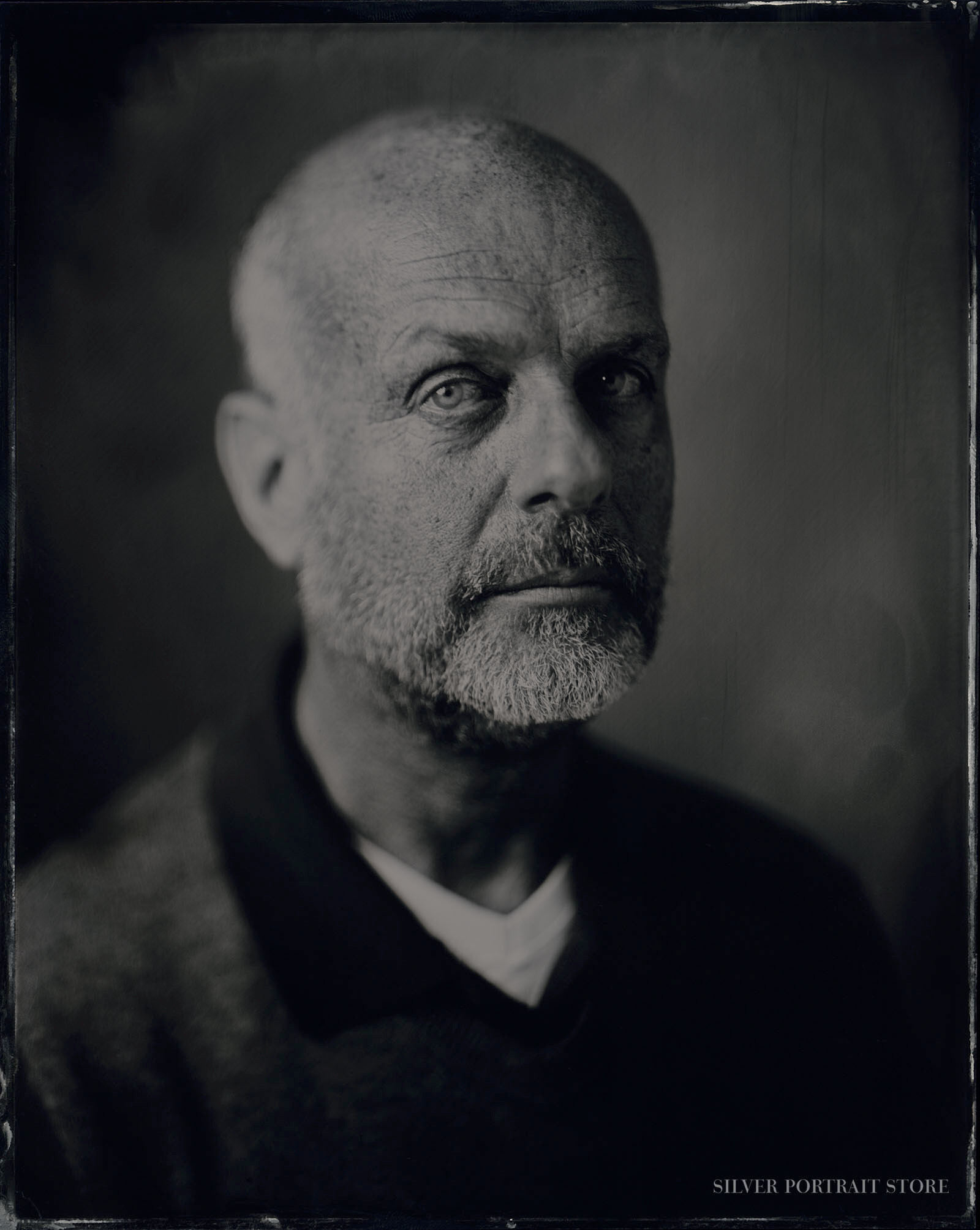 Martien-Silver Portrait Store-Scan from Wet plate collodion-Tintype 20 x 25 cm