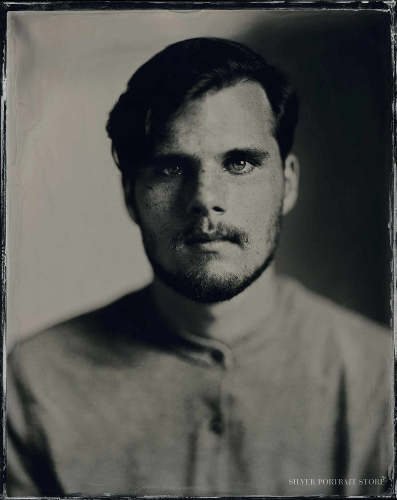 Max-Silver Portrait Store-Scan from Wet plate collodion-Tintype 20 x 25 cm