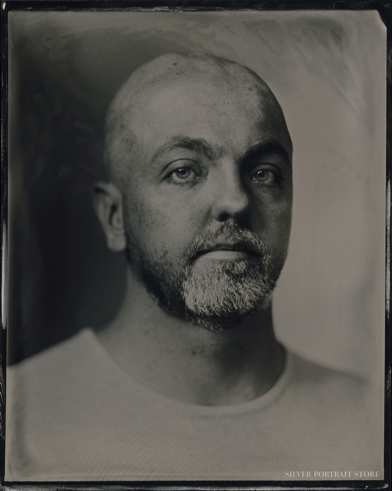 Floris-Silver Portrait Store-scan from Wet plate collodion-Tintype10 x 12 cm.