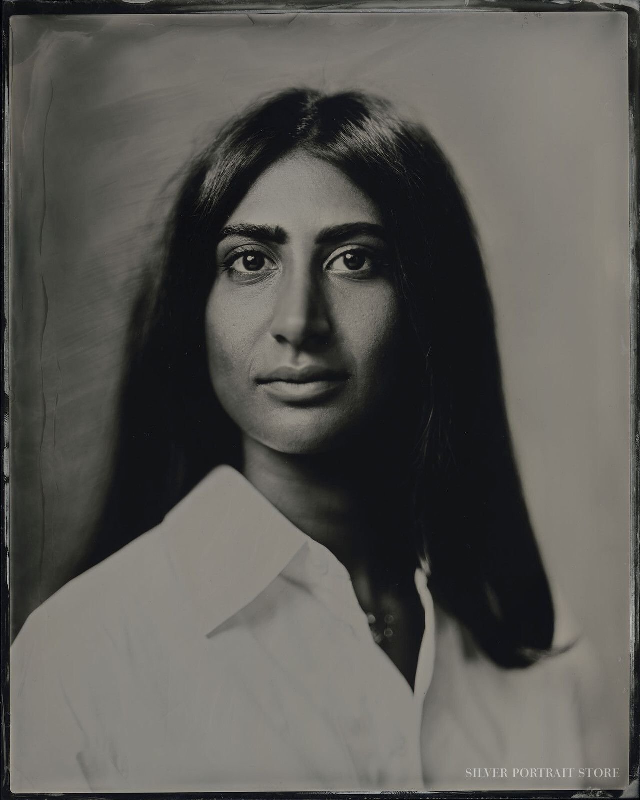Sarah Kuwait-Silver Portrait Store-Wet plate collodion-Tintype 20 x 25 cm.