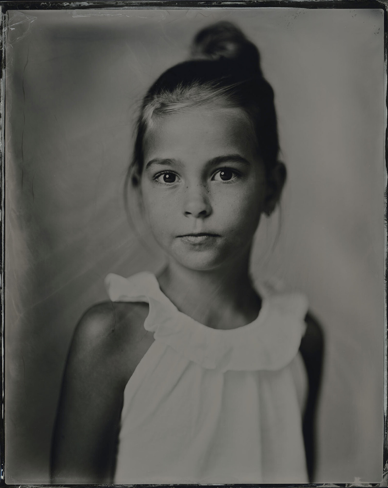 Lotta-Silver Portrait Store-Wet plate collodion-Tintype 20 x 25 cm.
