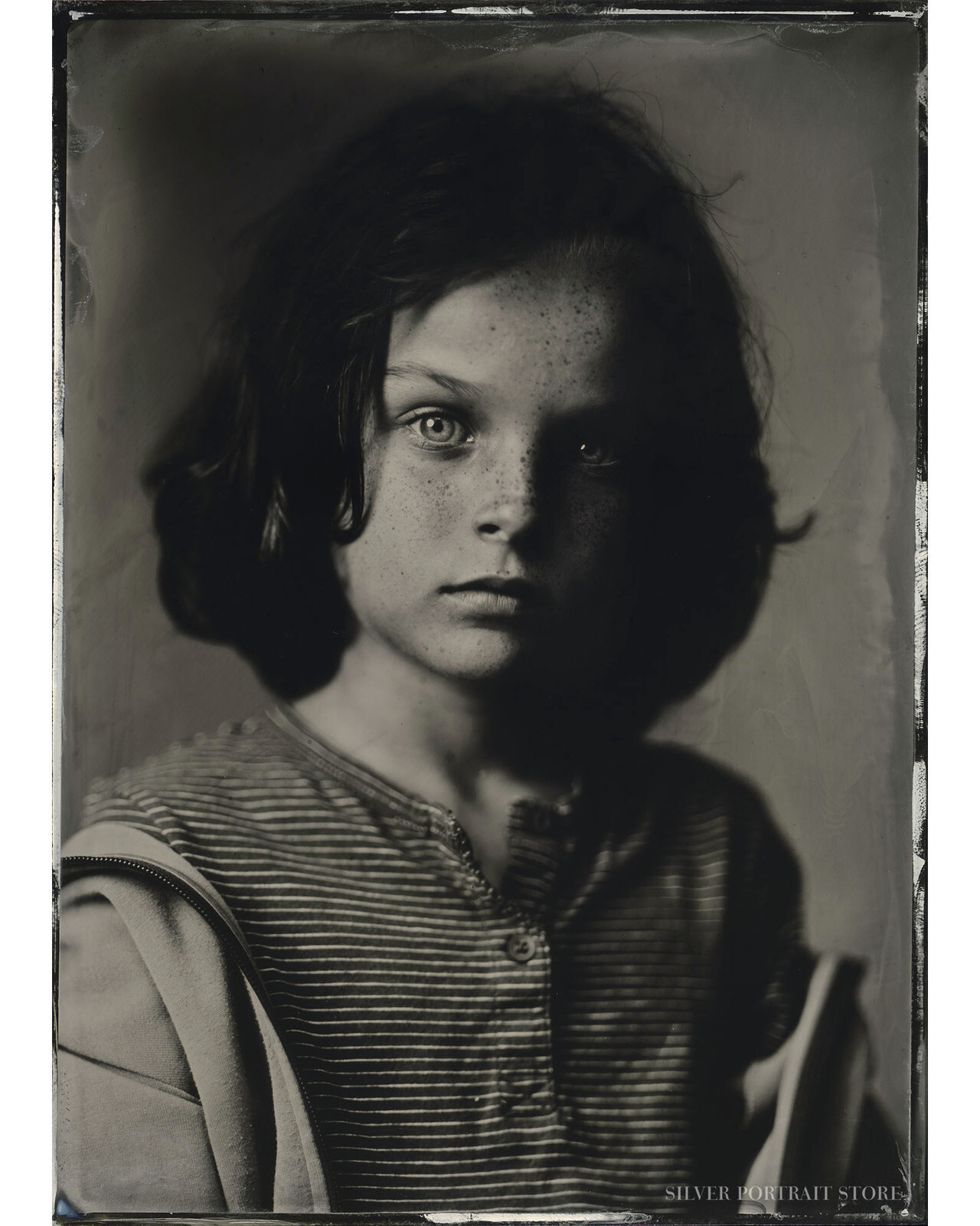 Mika-Silver Portrait Store-Wet plate collodion-Tintype 13 x 18 cm.