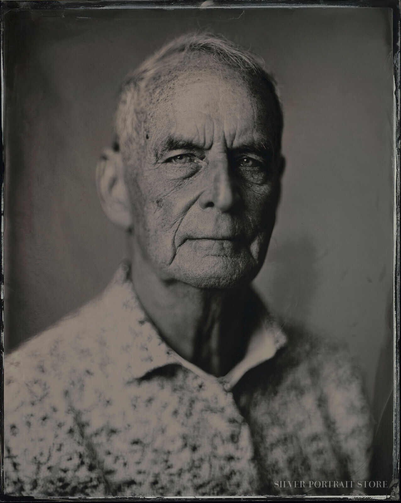 Tim -Silver Portrait Store-Wet plate collodion-Tintype 20 x 25 cm.