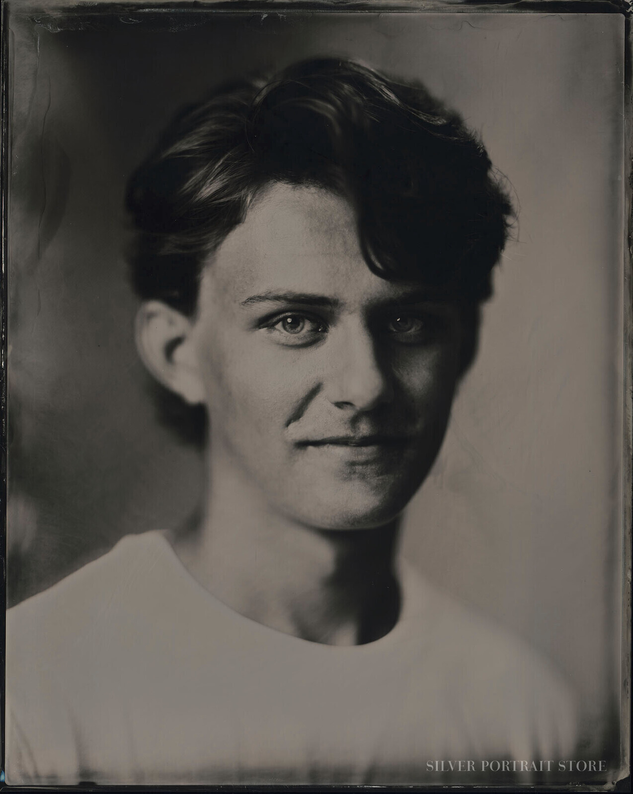 Max-Silver Portrait Store-Wet plate collodion-Tintype 20 x 25 cm.