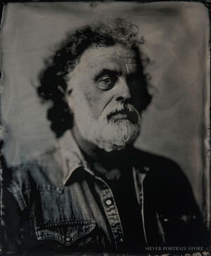 Marc-Silver Portrait Store-Wet plate collodion-Black glass Ambrotype 35 x 43 cm.