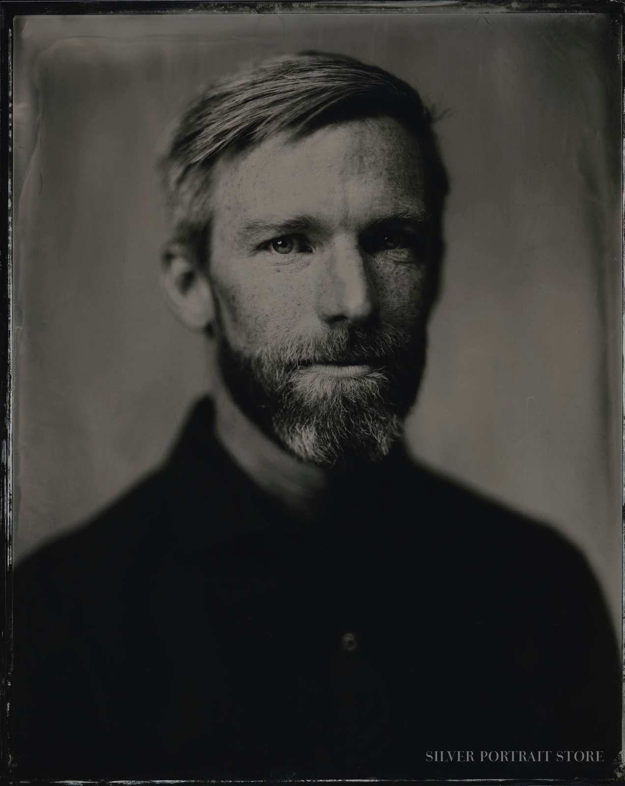 Jason-Silver Portrait Store-Wet plate collodion-Tintype 20 x 25 cm.