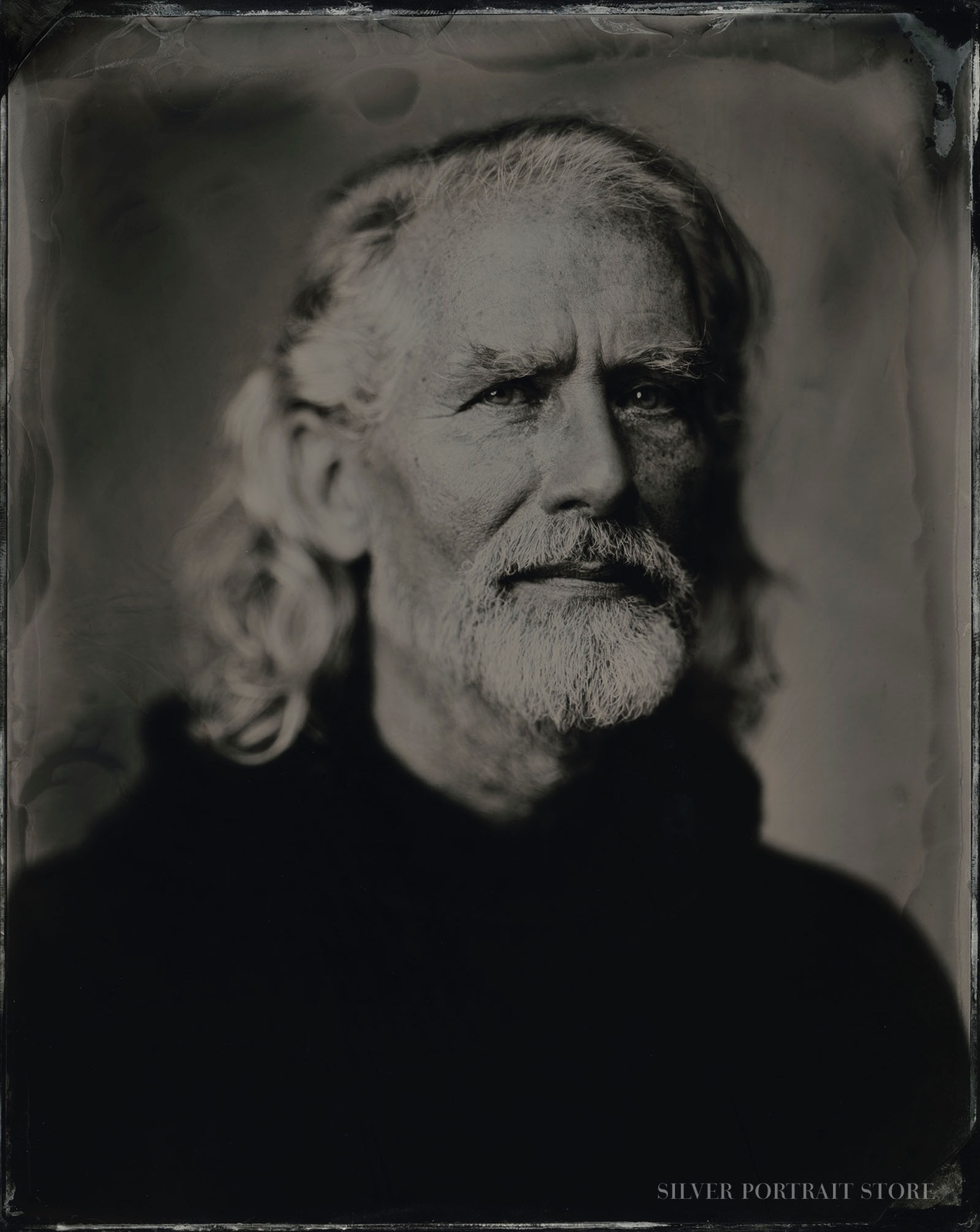 Henk Hoekstra-Silver Portrait Store-Wet plate collodion-Black glass Ambrotype 20 x 25 cm.