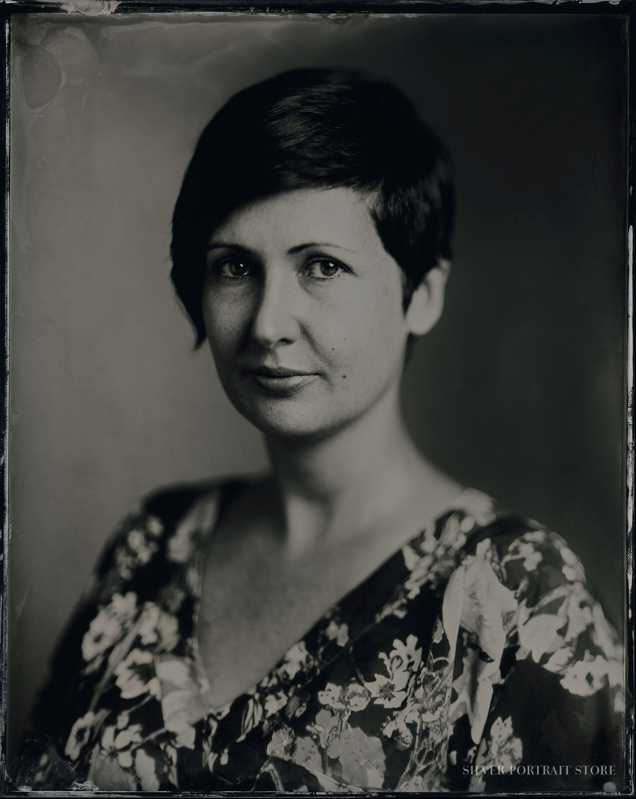 Sophi-Silver Portrait Store-Scan from Wet plate collodion-Tintype 20 x 25 cm