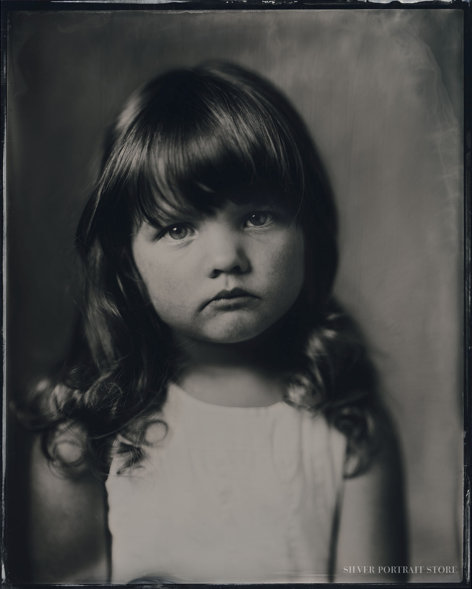 Bobbi-Silver Portrait Store-Scan from Wet plate collodion-Tintype 20 x 25 cm