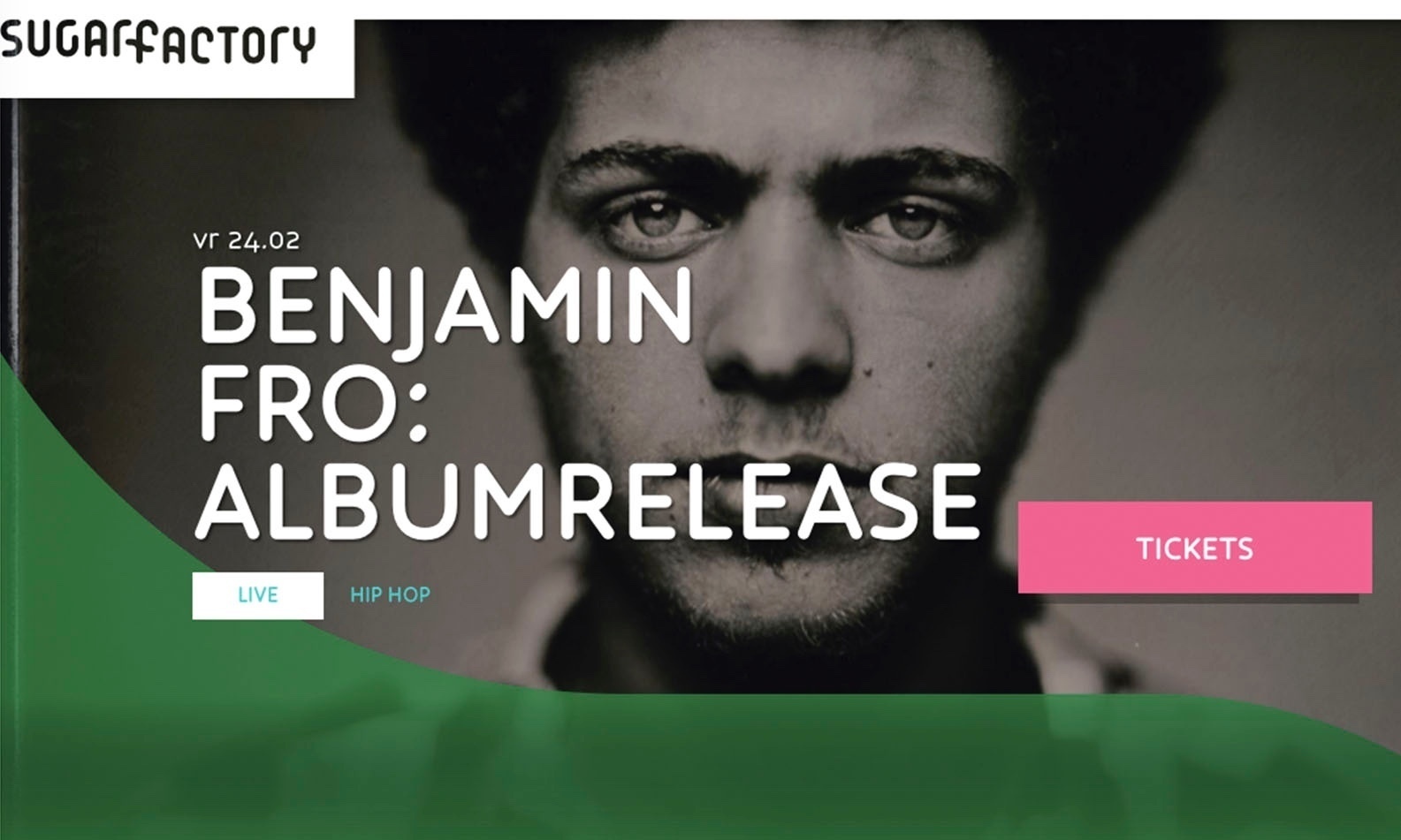 Benjamin Fro: Album Release - Suger Factory. 