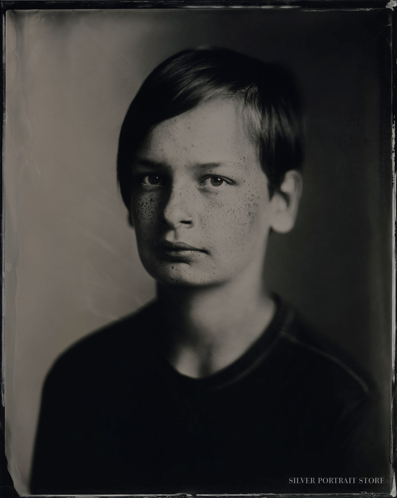 Darius-Silver Portrait Store-Wet plate collodion-Tintype 20 x 25 cm.