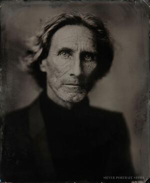 Paul-Silver Portrait Store-Wet plate collodion-Tintype 35 x 43 cm.