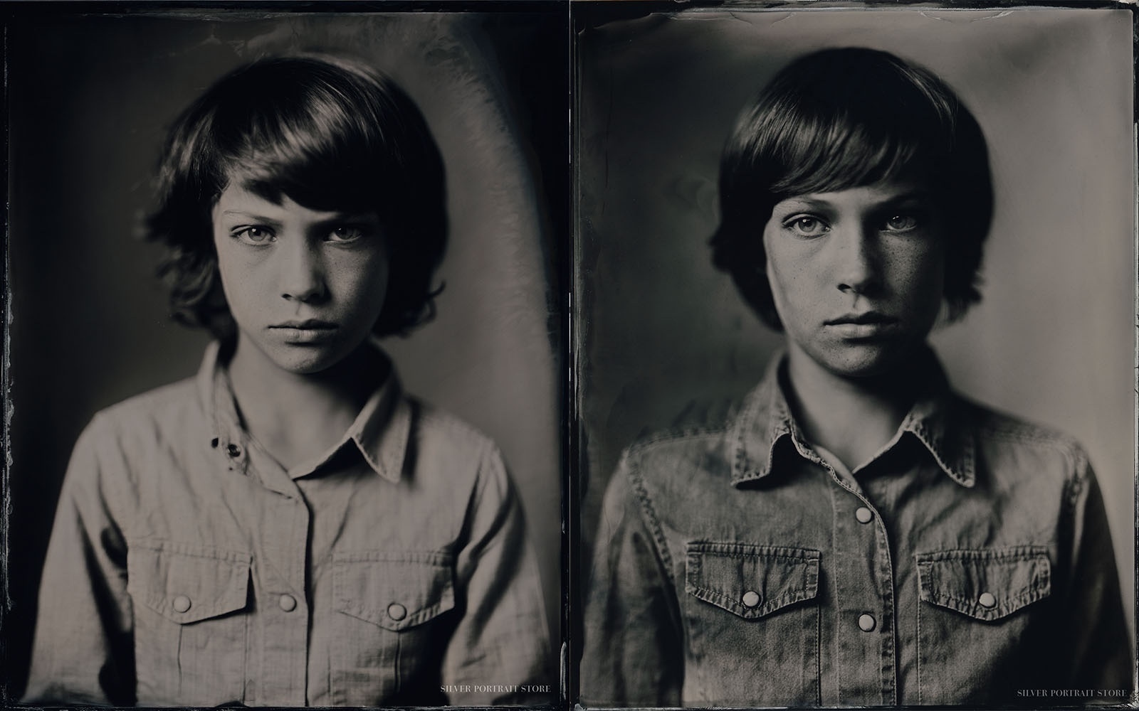 After 3 years Henry and his family from Switzerland came along for his second Silver Portrait Tintype Session