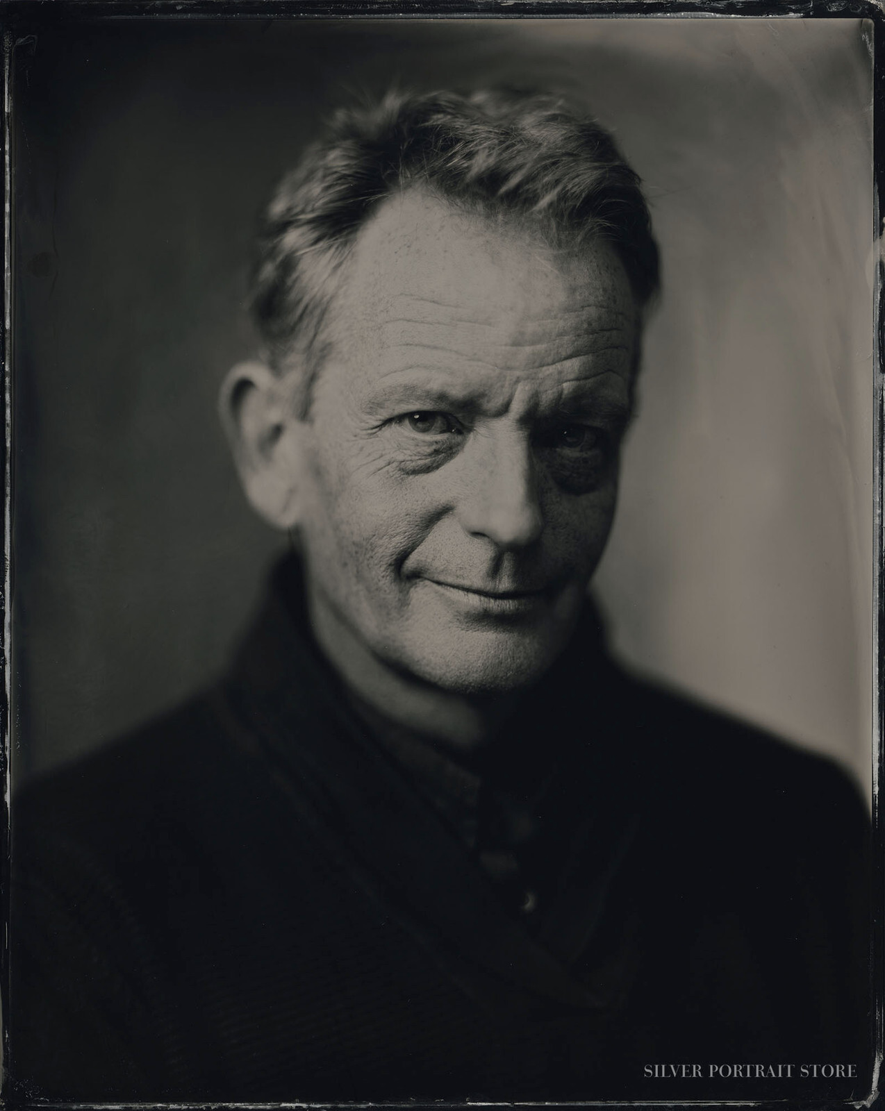 Rob-Silver Portrait Store-scan from Wet plate collodion-Tintype 20 x 25 cm.