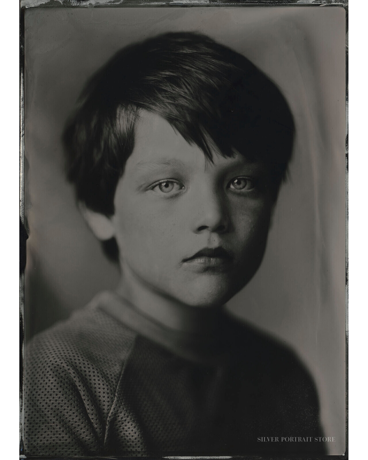 Sim-Silver Portrait Store-Wet plate collodion-Tintype 13 x 18 cm.