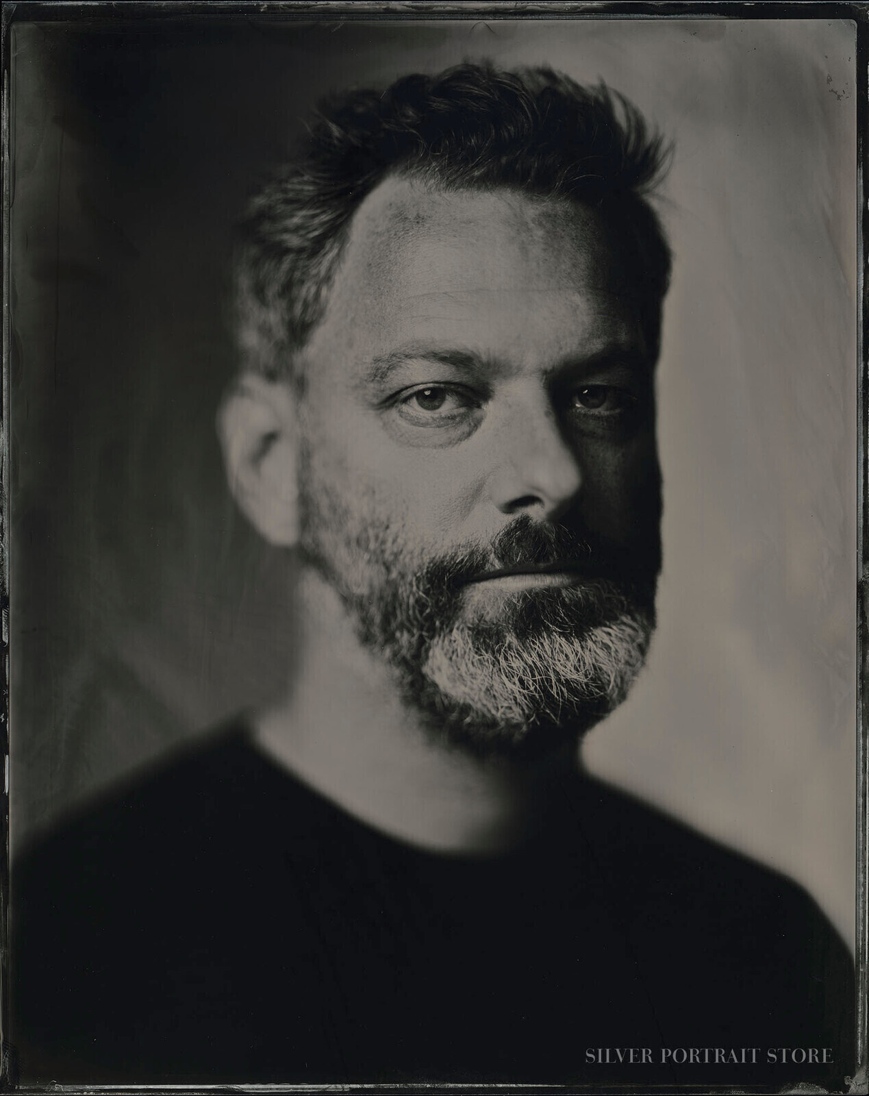 Gareth -Silver Portrait Store-Wet plate collodion-Tintype 20 x 25 cm.