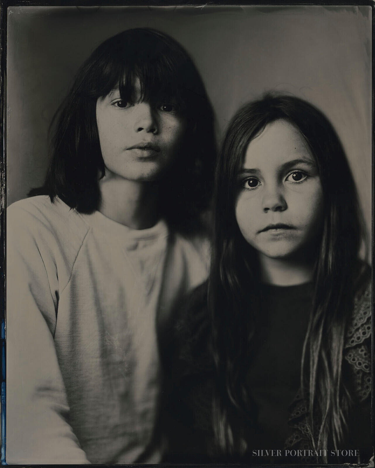 Vigo & Lea-Silver Portrait Store-Wet plate collodion-Tintype 20 x 25 cm.