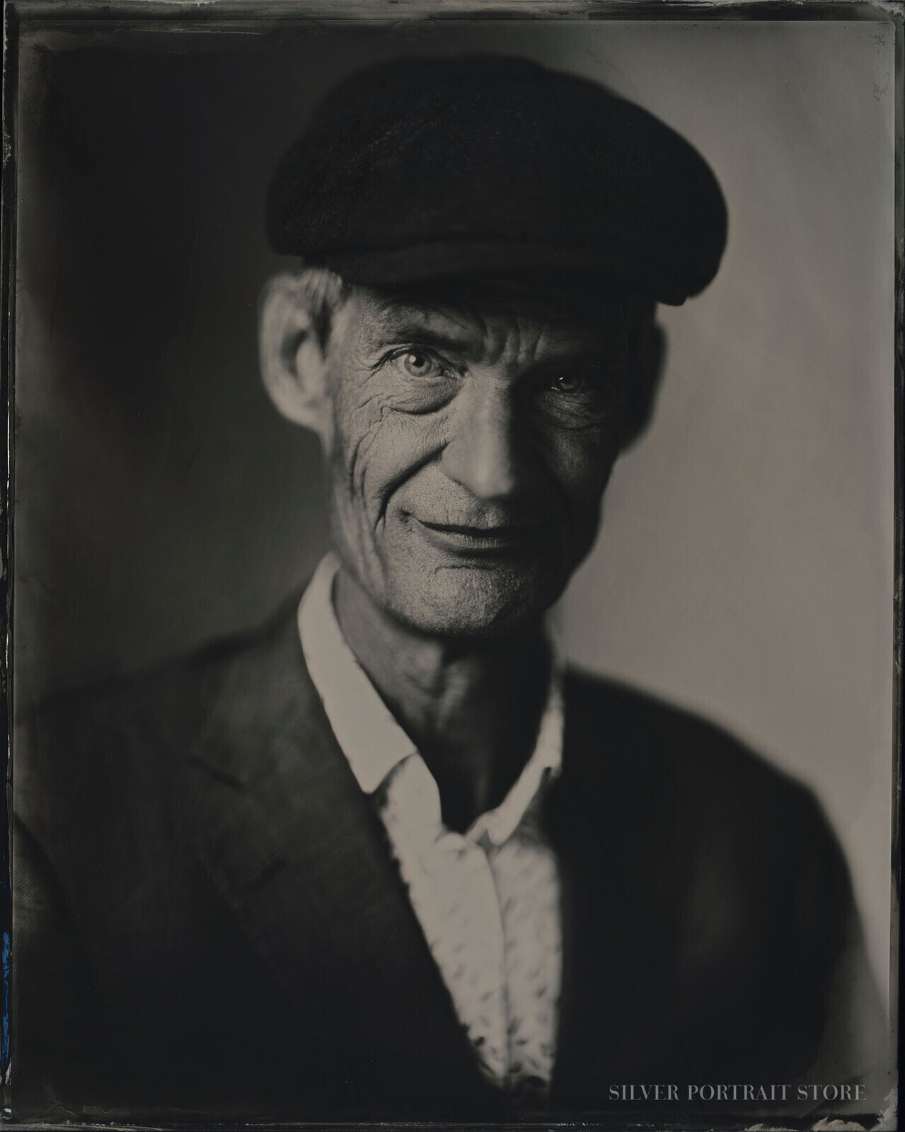 Michiel-Silver Portrait Store-Wet plate collodion-Tintype 20 x 25 cm.